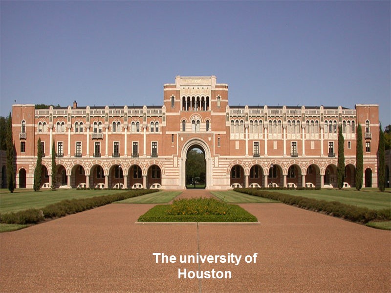 The university of Houston
